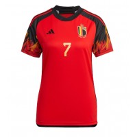 Belgien Kevin De Bruyne #7 Fußballbekleidung Heimtrikot Damen WM 2022 Kurzarm